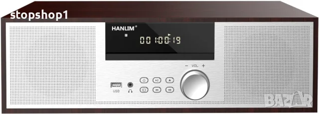 Премиум стерео уредба HANLIM HL-816 CD, FM, Bluetooth/AUX/USB/Earphone jack