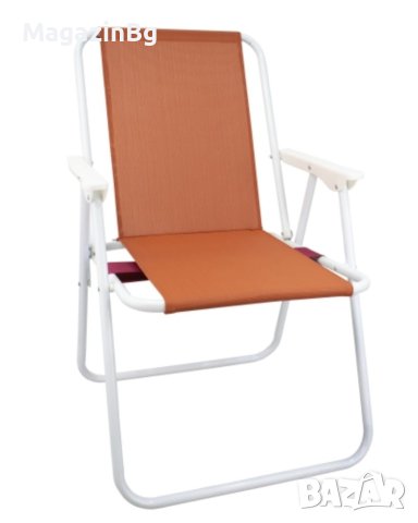 Сгъваем стол, Изработен от стомана и textilene stol , снимка 5 - Къмпинг мебели - 36467650