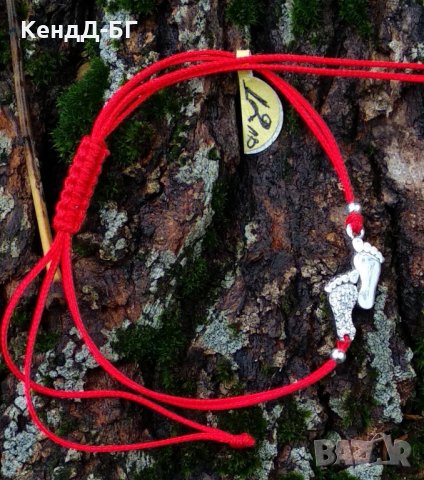 Гривнички от сребро 925 и чарвен конец против уроки, снимка 13 - Други - 28323277