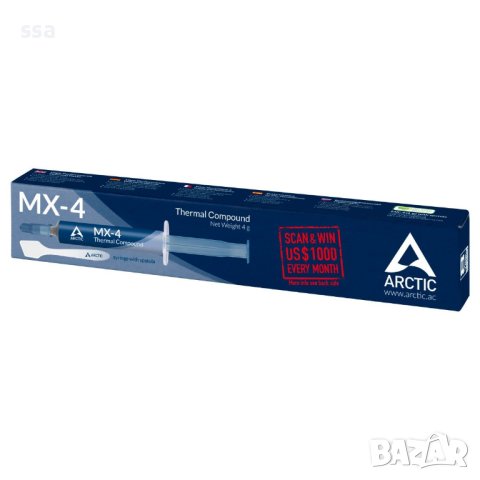 Arctic термо паста MX-4 4g + Spatula - Thermal Compound, снимка 2 - Други - 44088494