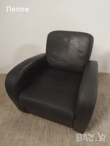 Кожено клубно кресло, снимка 9 - Дивани и мека мебел - 48169724
