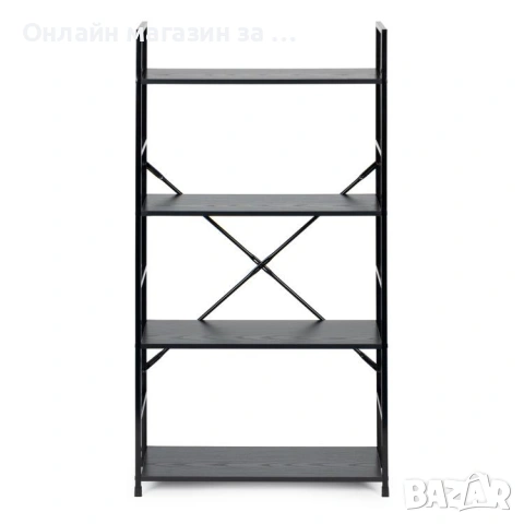 Голяма етажерка на 4 рафта ModernHome, дизайн в стил лофт, снимка 7 - Етажерки - 53380269
