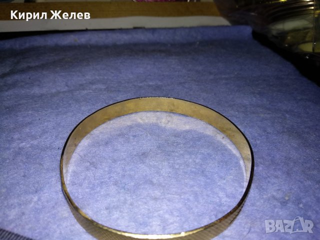 СТАРА ДЕБЕЛО ПОЗЛАТЕНА РЪЧНО ОРНАМЕНТИРАНА РЕТРО ГРИВНА / МИНЕРАЛСУВЕНИР от БЛАГОРОДНА СТОМАНА 37970, снимка 16 - Антикварни и старинни предмети - 40856401