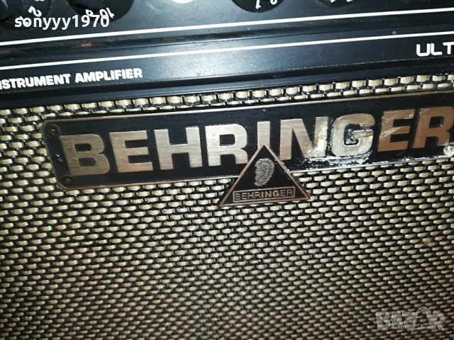 behringer at108 guitar amplifier-внос france 1412221845, снимка 6 - Ресийвъри, усилватели, смесителни пултове - 39011179