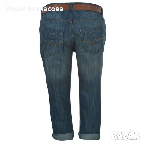  Soulcal Скъсени Дамски Дънки Belted Cropped Jeans Ladies      , снимка 2 - Дънки - 28484852