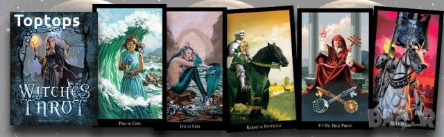 Таро карти: Witches Tarot & Silver Witchcraft Tarot & Everyday Witch Tarot, снимка 16 - Карти за игра - 33679329