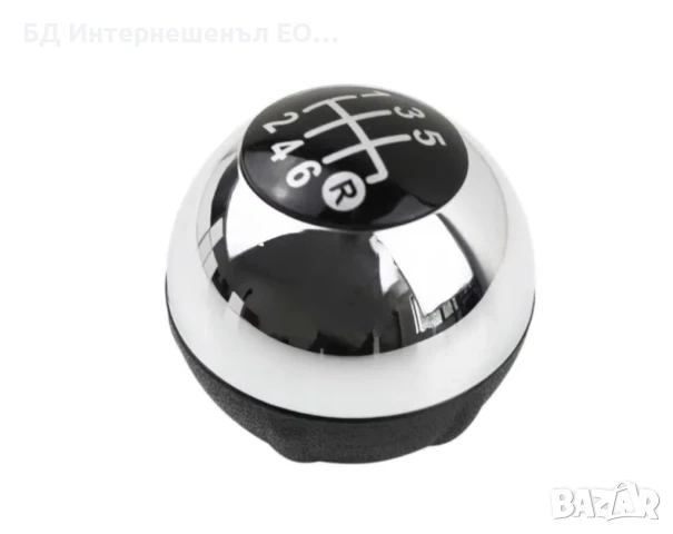 Топка за скоростен лост, Fiat 500 Abarth, Хром, Черен, 6 скорости,, снимка 2 - Части - 50992251