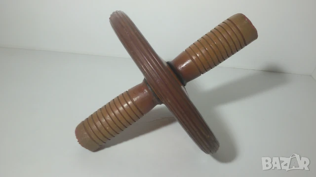 Старo колело за коремни преси (ab wheel), снимка 2 - Антикварни и старинни предмети - 51055547