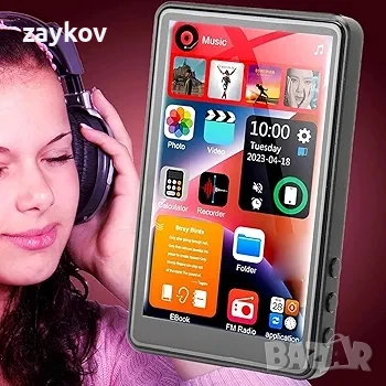 X20 MP3 плейър с Bluetooth, 4.0 HD музикален плейър с пълен сензорен екран, снимка 2 - MP3 и MP4 плеъри - 51252713