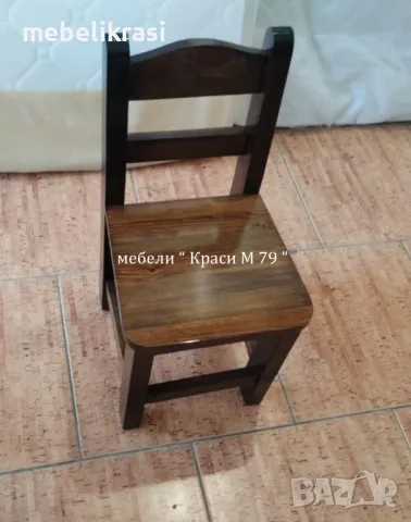 Дървени детски столчета, снимка 5 - Столове - 49554205