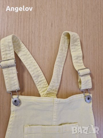 Детски дънков гащеризон, 13/14 г., снимка 2 - Детски панталони и дънки - 43668705