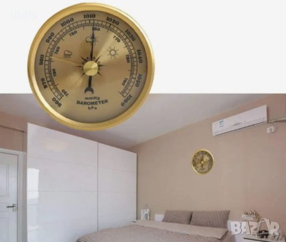 Барометър  винтидж  стил  90х 30 мм , снимка 7 - Стенни часовници - 39360719