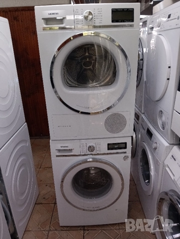 Комплект пералня и сушилня Сименс Siemens IQ 890 A+++ Made in Germany Гаранция!, снимка 2 - Перални - 51764057