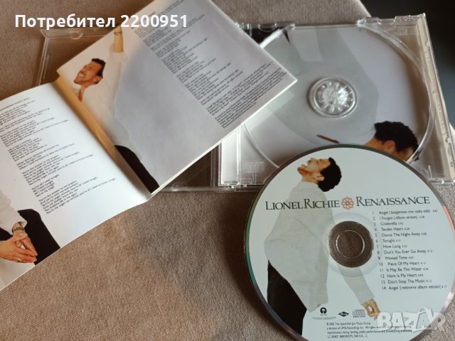 LIONEL RICHIE, снимка 3 - CD дискове - 36616437