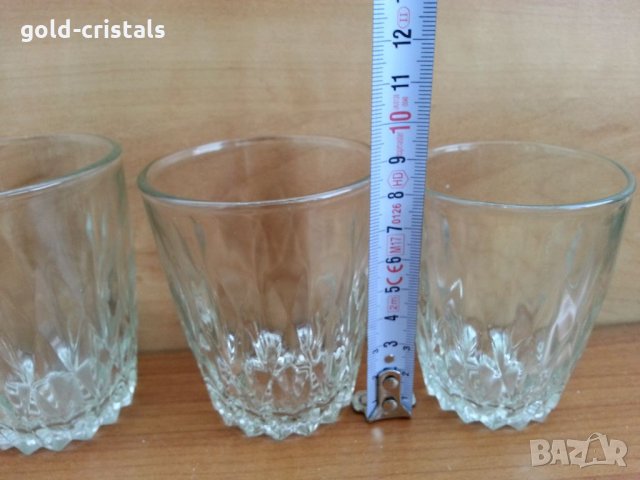 Руски стъклени чаши , снимка 3 - Антикварни и старинни предмети - 32737943