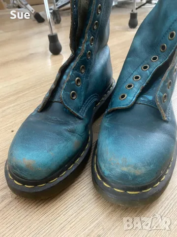 Dr. Martens Дамски кубинки vintage “състарен” стил обувки, снимка 4 - Дамски боти - 49650552