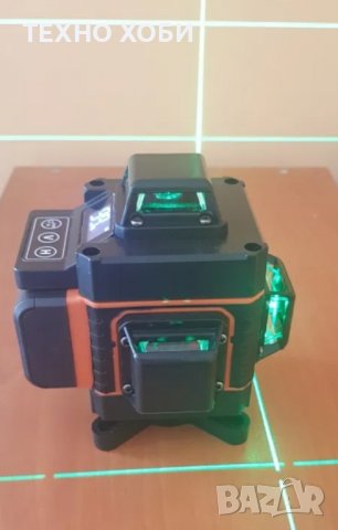 Лазерен нивелир с 2 батерии 4D 16 линии пълен комплект водоустойчив, снимка 2 - Други инструменти - 37580759