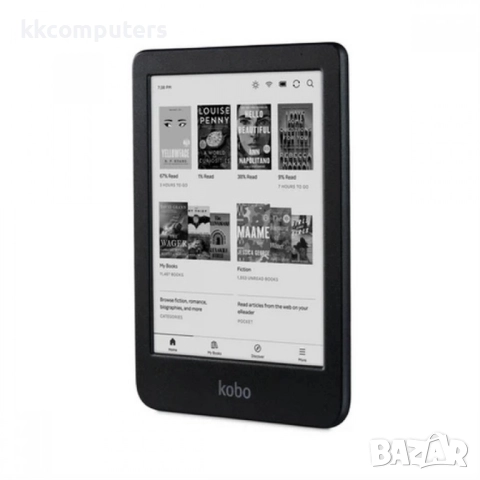 Kobo Clara BW Четец за е-книги- 6" E-Ink Carta 1300, 16GB, водоустойчив, ComfortLight PRO, черен, снимка 2 - Друга електроника - 52826519