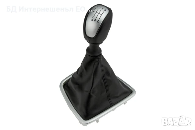 Топка за скоростен лост с маншон, Renault Laguna 3, Черен, 6 скорости