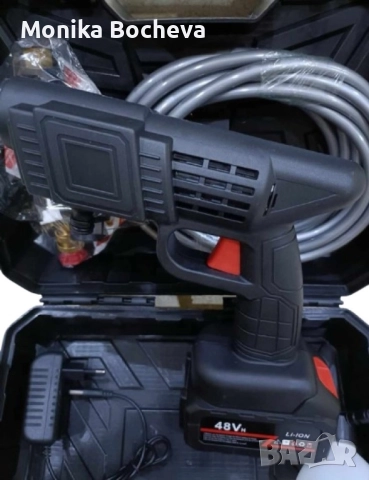 Промо!Акумулаторна водоструйка с 2 батерии в куфар, снимка 2 - Други инструменти - 51865847