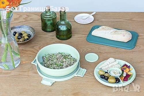 Нова Мултифункционална Купа 1.3L Brabantia - За Свежи Салати, снимка 5 - Други стоки за дома - 43570966