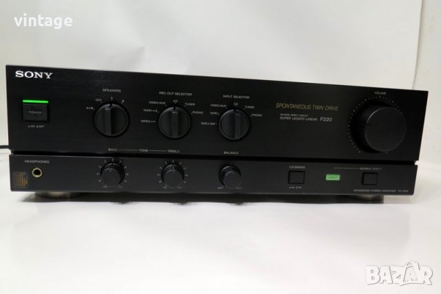 Sony TA-F220, снимка 4 - Ресийвъри, усилватели, смесителни пултове - 39779245