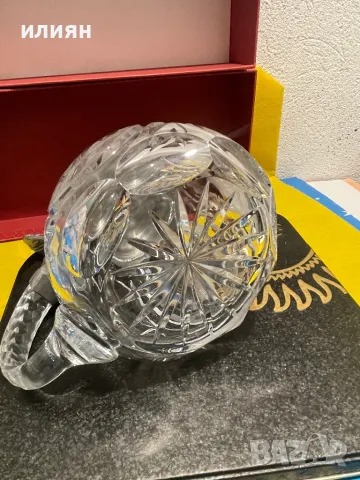 Халба кристална с ловни мотиви. Елен.  Орел.  Глухар. , снимка 4 - Други ценни предмети - 48831174