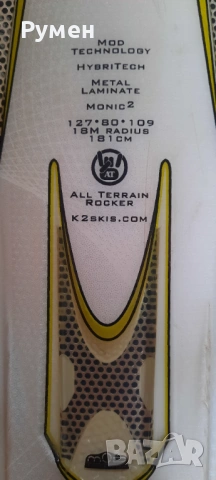 ски К2 AMP RICTOR MONIC2 , снимка 7 - Зимни спортове - 53404206