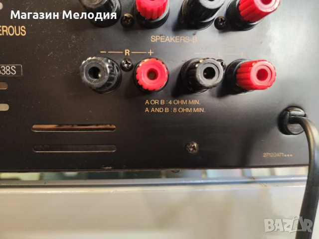 Усилвател ONKYO Integra A-8015 Две по 90 ватан на 4 ома. Леки козметични забележки, перфектно технич, снимка 12 - Ресийвъри, усилватели, смесителни пултове - 51340353