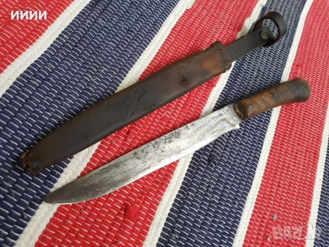 Овчарски нож кама , снимка 2 - Антикварни и старинни предмети - 52585576