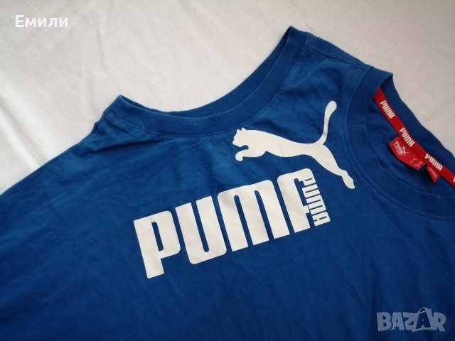 Puma оригинален момчешки спортен потник за 13-14 годишно, ръст 164 см, снимка 2 - Детски тениски и потници - 43656231