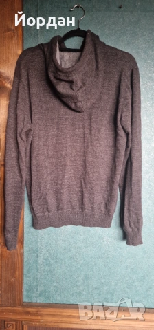 Мъжка жилетка – суитшърт  - O.N. размер – L, снимка 2 - Суичъри - 53289944