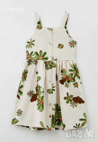 Страхотна рокля NK UNSEA с флорални мотиви , снимка 3 - Детски рокли и поли - 50453255