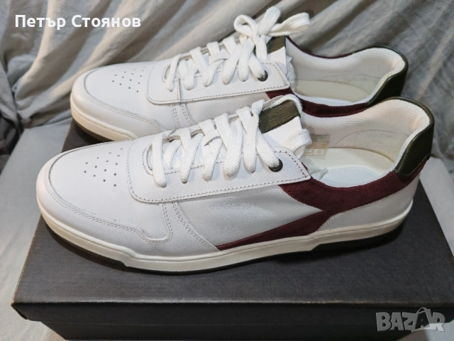 Стилни мъжки сникърси от естествена кожа Oliver Jacob №44, снимка 3 - Спортно елегантни обувки - 52522824