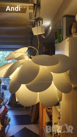 Полилей стил Marset Discocó с три крушки 80/60см, снимка 4 - Полилеи - 53355102