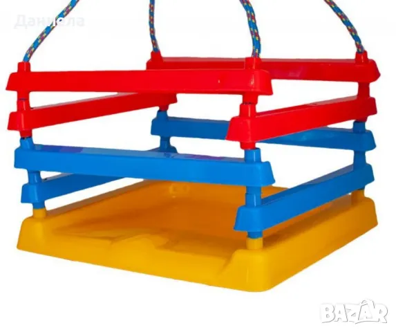 Детска люлка със закрепващи въжета и метални халки, снимка 2 - Други - 49812893