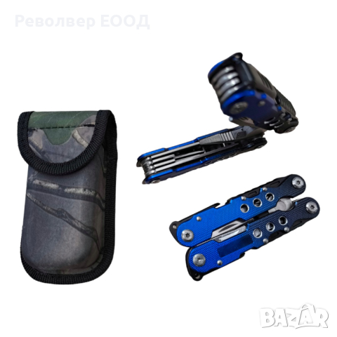 Мултитул EDC клещи "Blue EDC Pliers" 14 в 1, снимка 10 - Оборудване и аксесоари за оръжия - 44893021