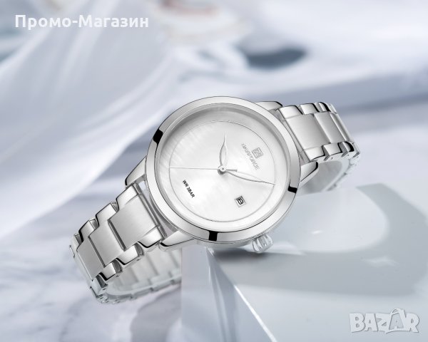 Дамски часовник NAVIFORCE Clarity SIlver/White 5008 SW. , снимка 4 - Дамски - 34744778