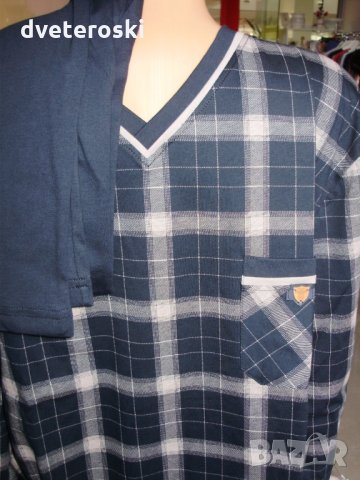 Мъжка пижама с дълъг ръкав 2ХЛ, снимка 12 - Бельо - 23116618