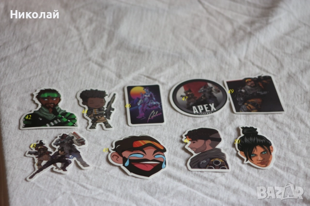 Apex Legends Стикери, снимка 4 - Колекции - 52182404