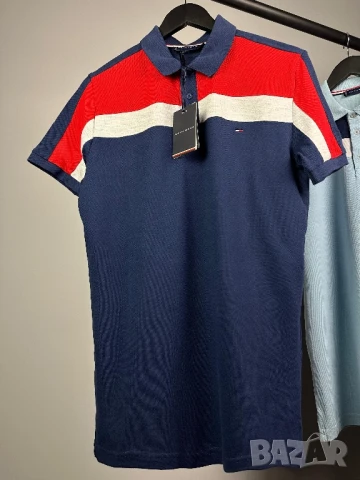  Tommy мъжка тениска с яка 5 цвята  , снимка 6 - Тениски - 36010840