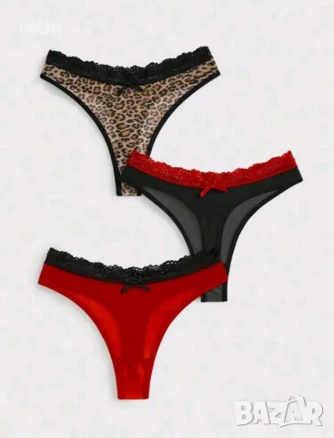 XL Полупрашка в червено и анимал принт , снимка 1