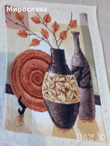 Ушит гоблен Есенни вази , снимка 1 - Гоблени - 35035764