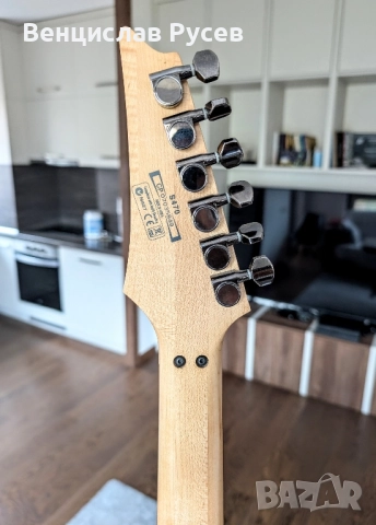Ibanez S470 Ice Blue, 2007, Korea, снимка 8 - Китари - 52329449