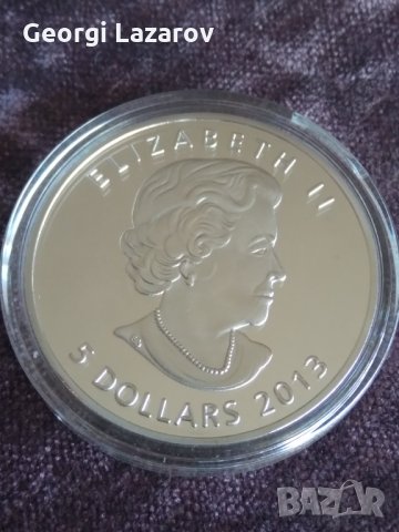 5 долара Канада 2013, снимка 2 - Нумизматика и бонистика - 33327427