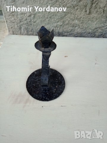 Свещник от ковано желязо, снимка 3 - Декорация за дома - 32877868