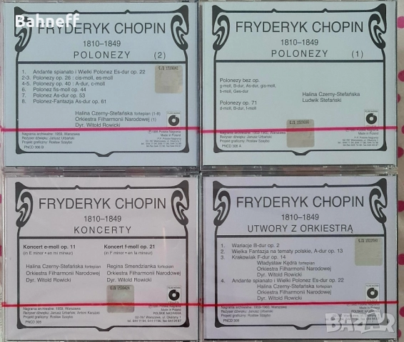 FRYDERYK CHOPIN , снимка 5 - CD дискове - 51748452