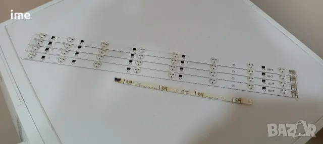 Подсветка 4бр LED Backlight 32H-3535LED-32EA. Свалена от Телевизор Samsung UE32EH4000. Работещ. 