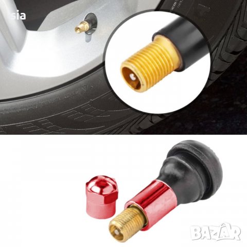 ВЕНТИЛ TR413 - ЧЕРВЕН,СИН,ЗЛАТО 4БР - 18341, снимка 4 - Аксесоари и консумативи - 37245132