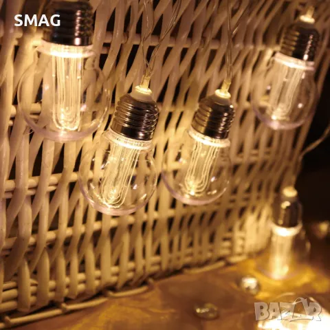 Соларни лампи Гирлянд 3.8м - 10 бр. S_1165186